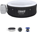 Black 4 Person Inflatable Hot Tub 60 Jets